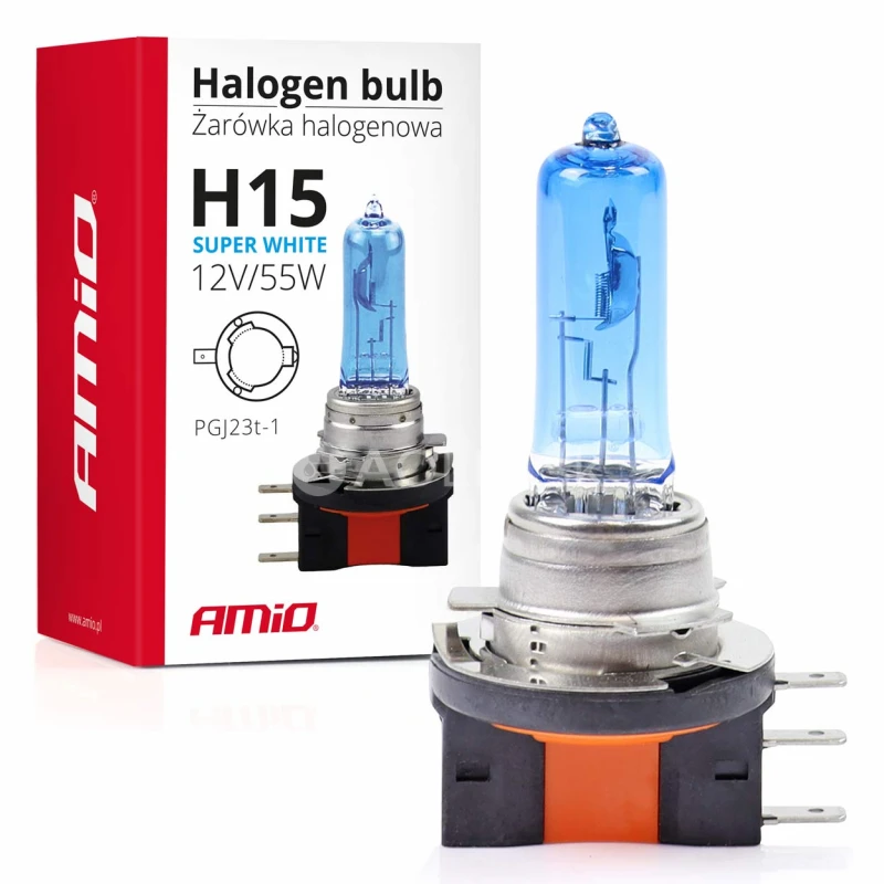 Halog&eacute;nov&aacute; žiarovka H15 12V 55W Super White