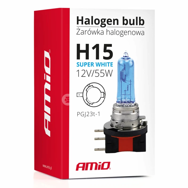 Halog&eacute;nov&aacute; žiarovka H15 12V 55W Super White