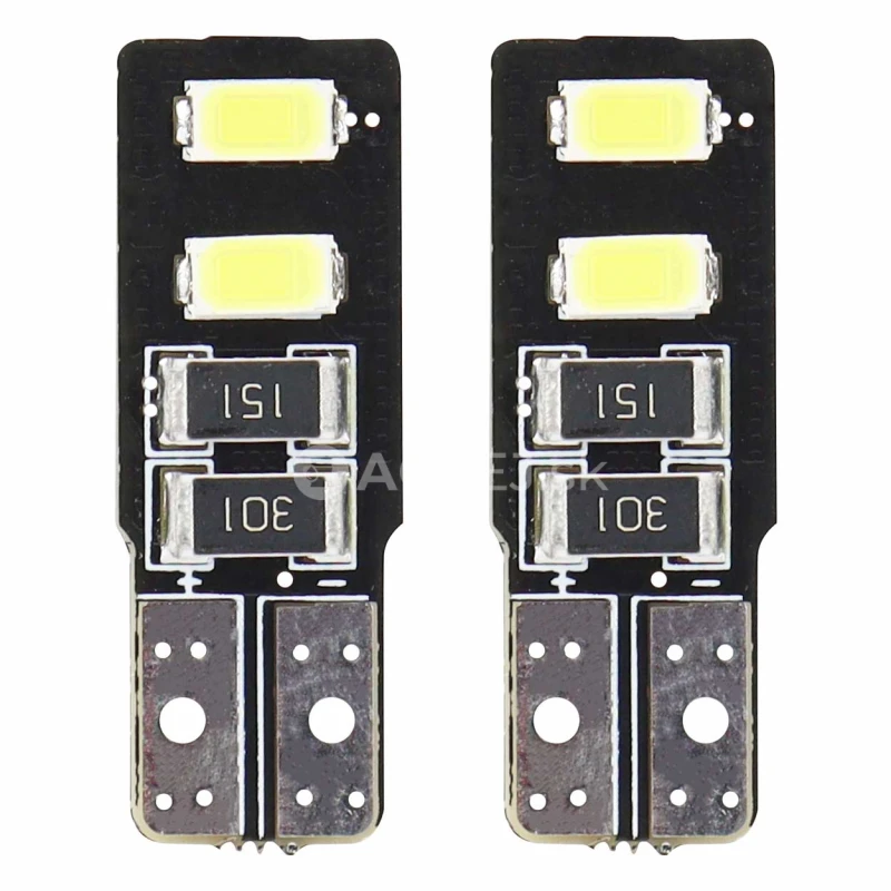 LED žiarovky CANBUS 4SMD 5730 T10 (W5W) White