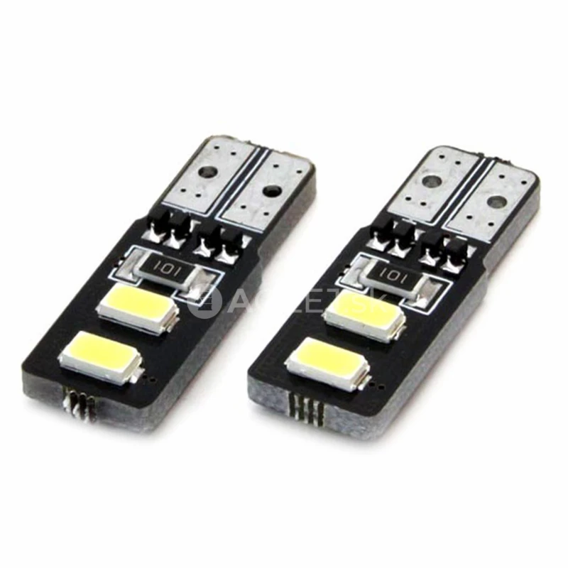 LED žiarovky CANBUS 4SMD 5730 T10 (W5W) White