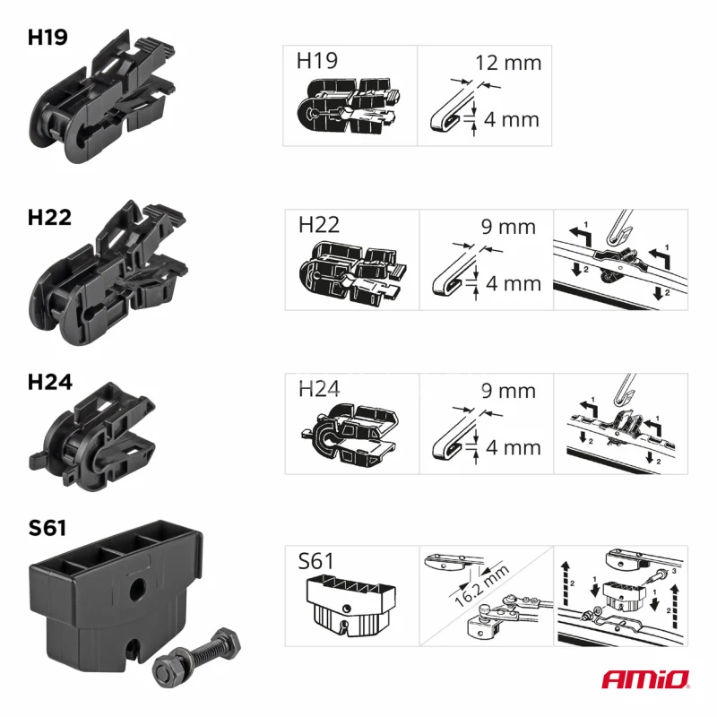 Stierač 904 28 700mm