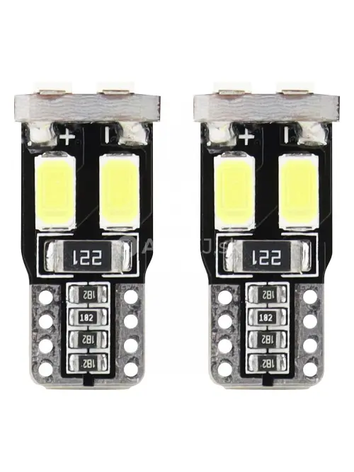 LED žiarovky CANBUS 6SMD-2 5730 T10 (W5W) White