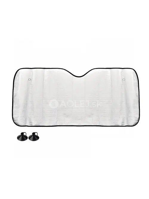 Clona na predné sklo strieborná - 150x80 cm