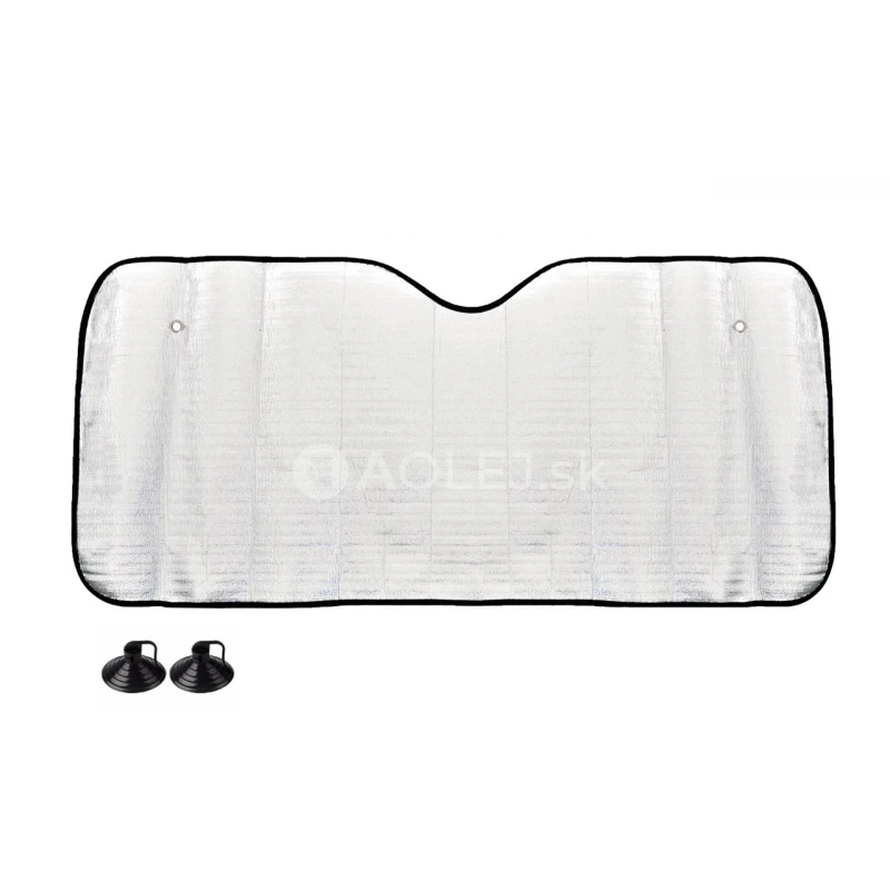 Clona na predné sklo strieborná - 145x70 cm