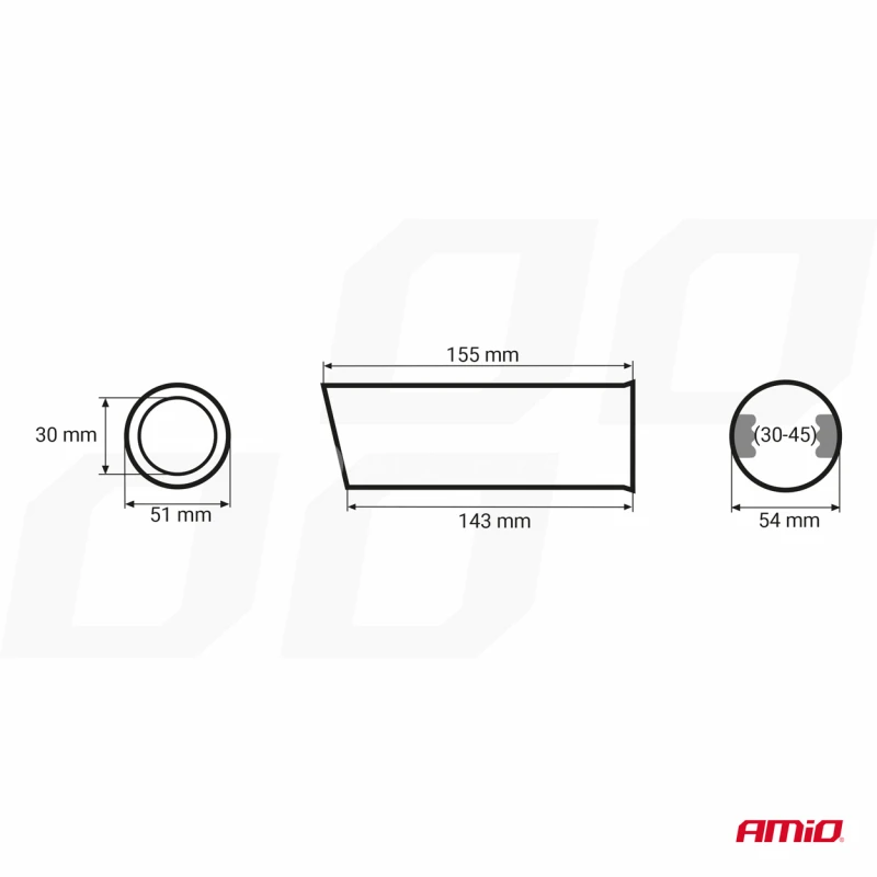 Koncovka výfuku MT 002