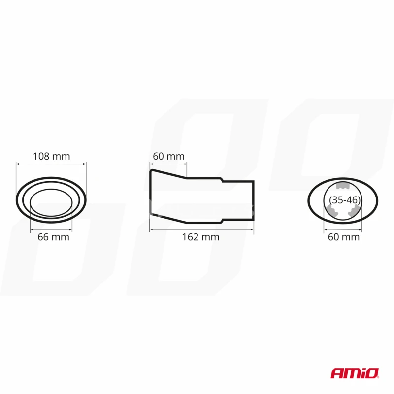 Koncovka výfuku MT 005