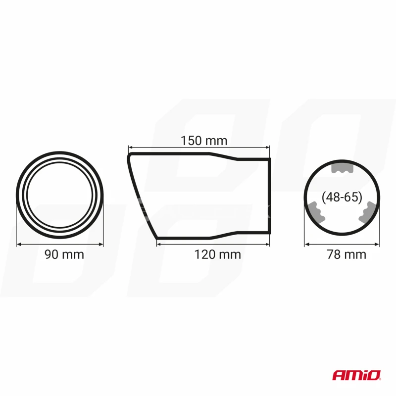 Koncovka výfuku MT 007