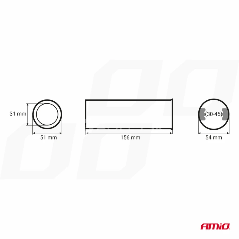 Koncovka výfuku MT 009