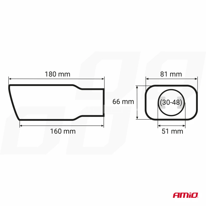 Koncovka výfuku MT 015