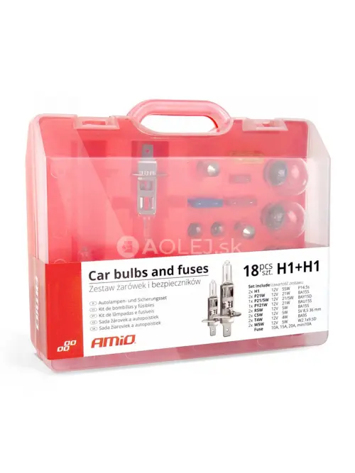 Sada halog&eacute;nov&yacute;ch žiaroviek 18ks (2xH1)