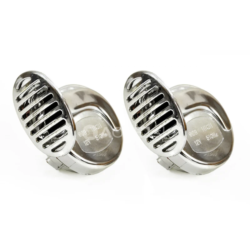 Klaksón Chrom 12V CHR-01 2ks