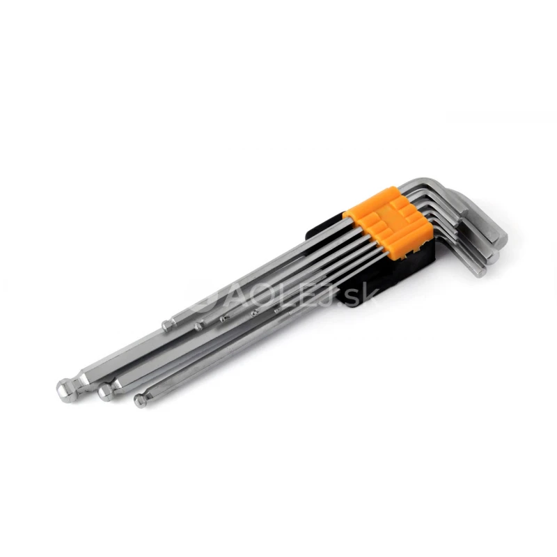 Kľ&uacute;če IMBUS dlh&eacute; 230mm 9 ks