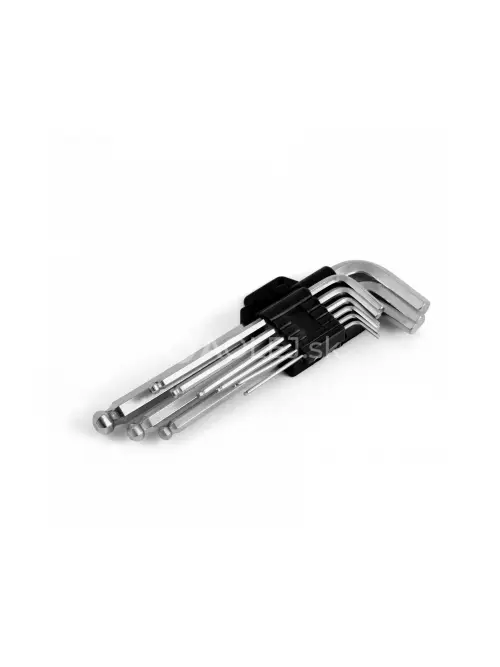 Kľ&uacute;če IMBUS kr&aacute;tke 125mm 9 ks