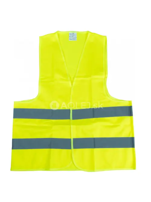 Výstražna vesta žltá SV-01 s certifikátom