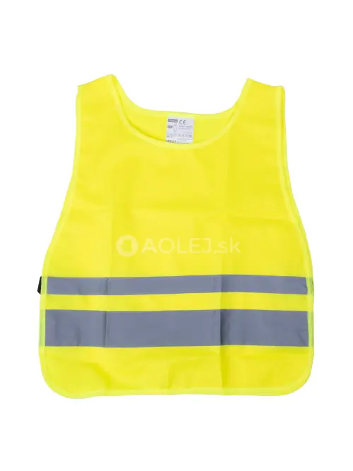 Výstražná vesta detská žltá SVK-03 s certifikátom