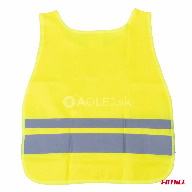 Výstražná vesta detská žltá SVK-03 s certifikátom