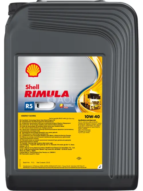 Shell Rimula R5 E 10W-40 20L