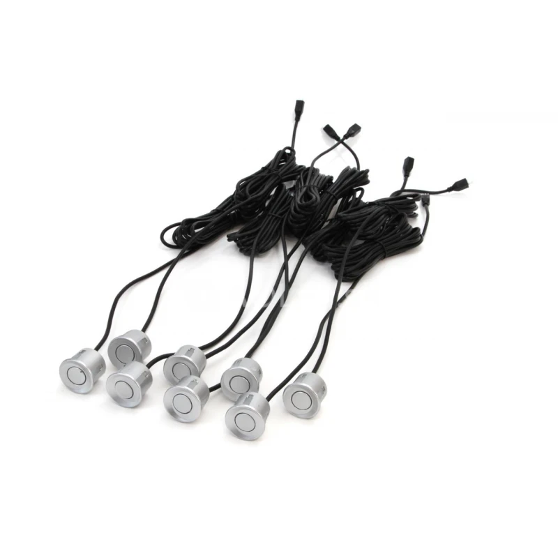 Parkovací asistent LED-GRAF 8-senzorové strieborné