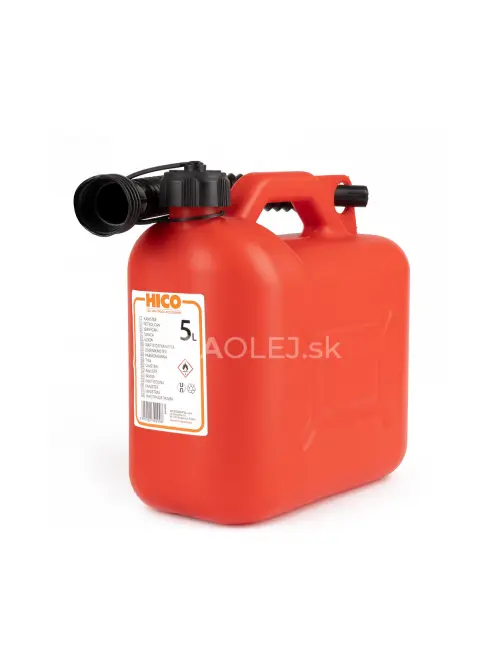 Kanister na benz&iacute;n plastov&yacute; 5L