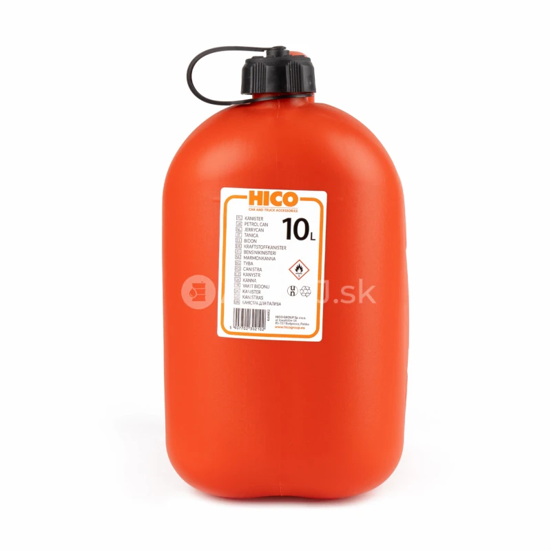 Kanister na benz&iacute;n plastov&yacute; 10L