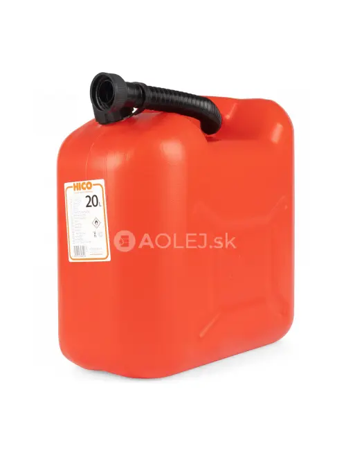 Kanister na benz&iacute;n plastov&yacute; 20L