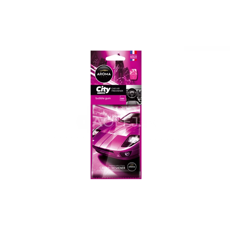 Osviežovač vzduchu AROMA CAR CITY CARD BUBBLE GUM