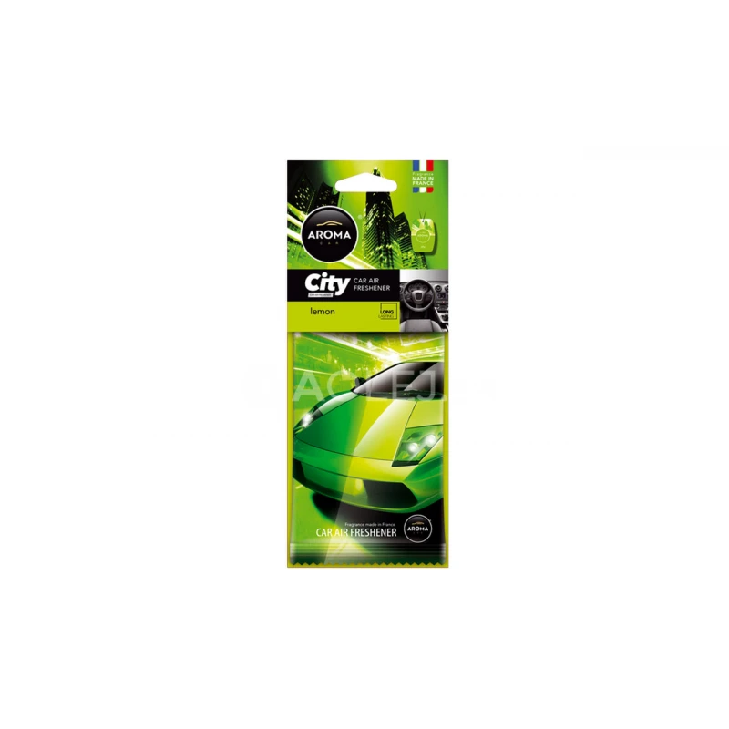Osviežovač vzduchu AROMA CAR CITY CARD LEMON