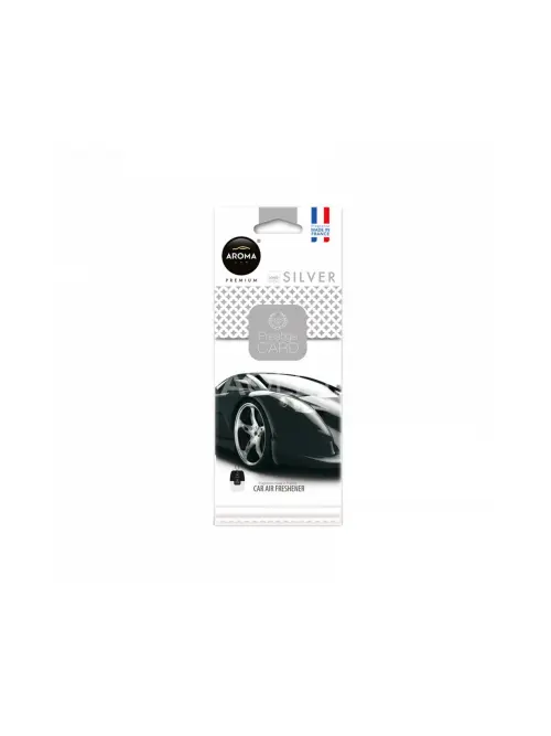 Osviežovač vzduchu AROMA CAR PRESTIGE CARD SILVER