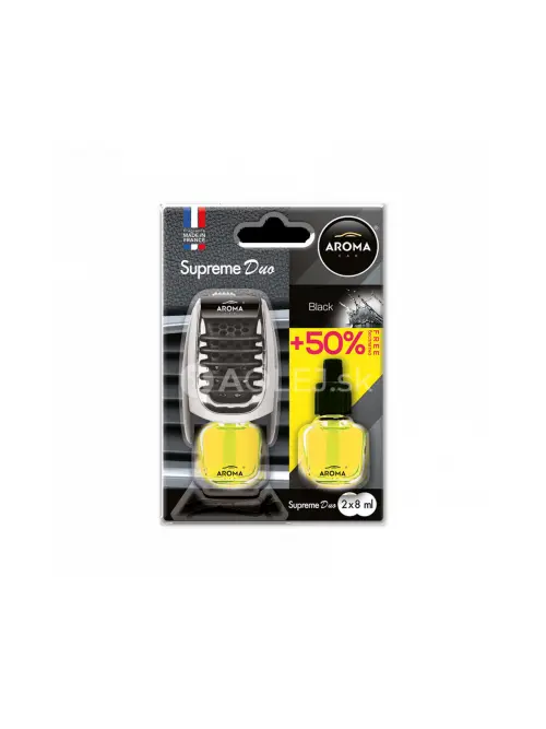 Osviežovač vzduchu AROMA CAR SUPREME DUO BLACK