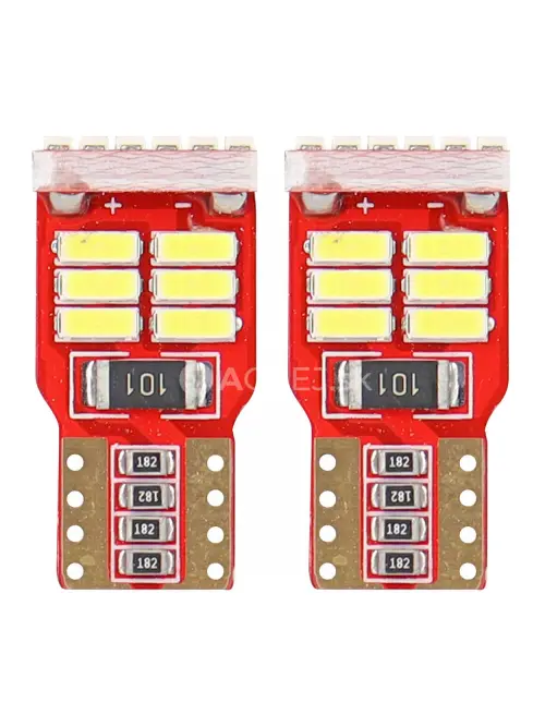 LED žiarovky CANBUS 18SMD 4014 T10e (W5W) White 12V