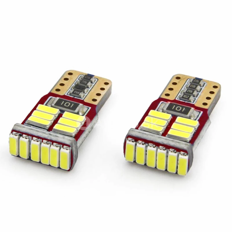 LED žiarovky CANBUS 18SMD 4014 T10e (W5W) White 12V