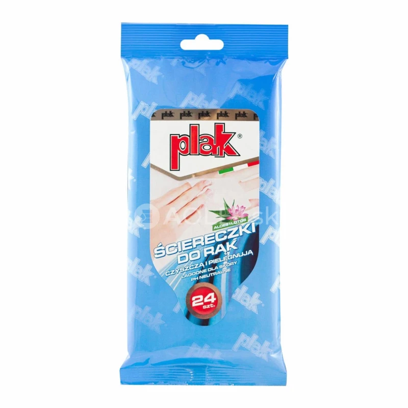 PLAK utierky na ruky &ndash; aloe a lotos 24ks