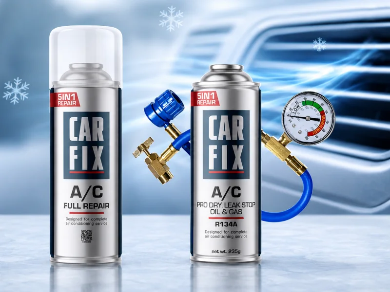 Carfix – doplnenie chladiva do autoklimatizácie.