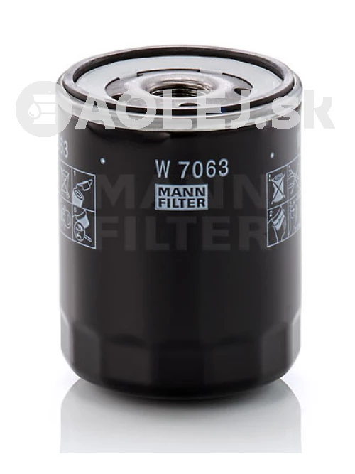 Olejový filter MANN FILTER W 7063