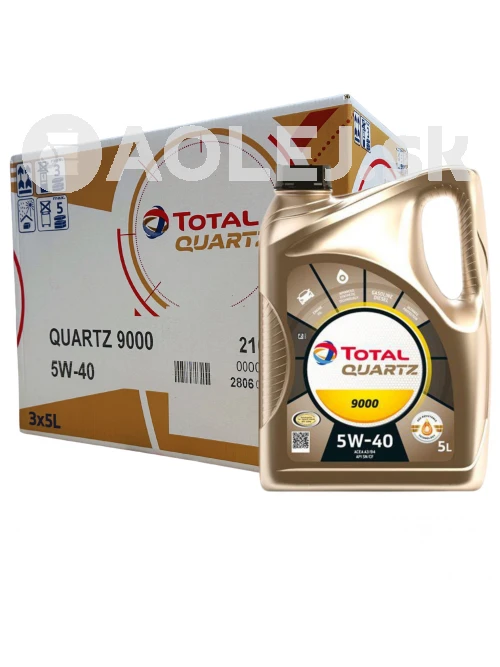 Total Quartz 9000 5W-40 3x5L