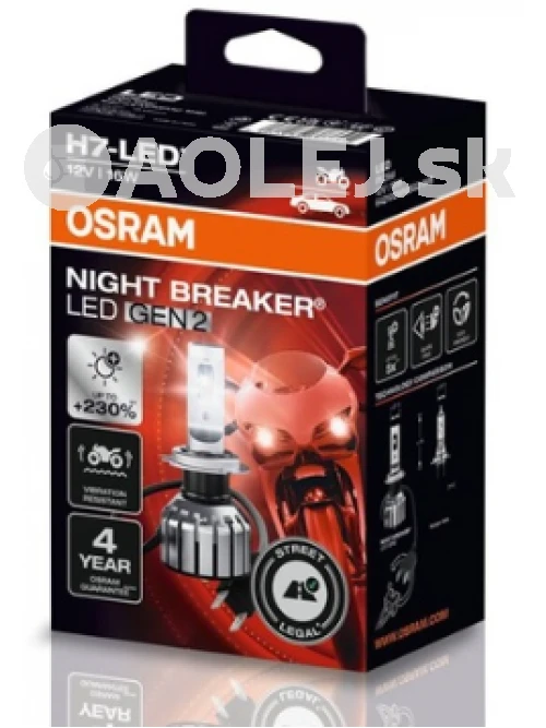 Osram H7-LED 12V 16W PX26D Night Breaker GEN 2