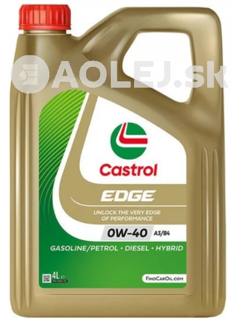 Castrol Edge A3/B4 0W-40 4L