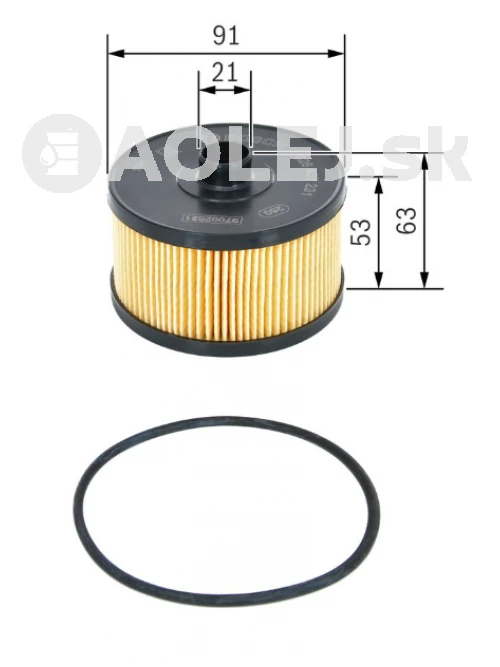 Olejový filter P7231 Bosch F026407231