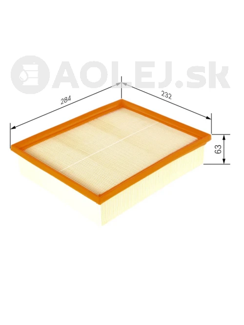 Vzduchový filter S0555 Bosch F026400555