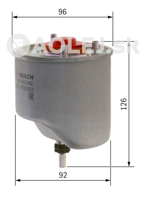 Palivový filter N2862 Bosch F026402862