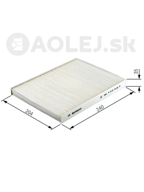 Kabínový filter M2004 Bosch 1987432004