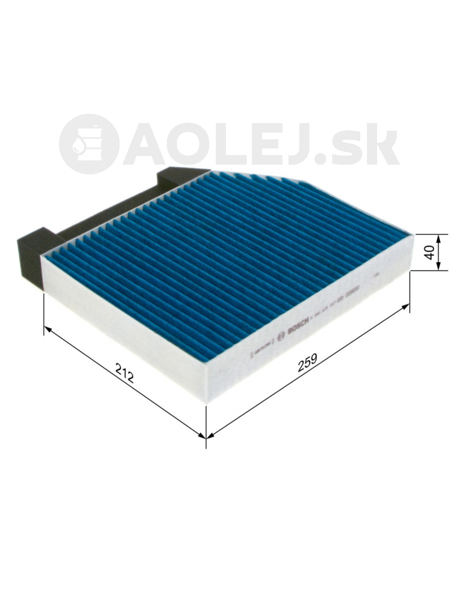 Kabínový filter A8567 Bosch 0986628567