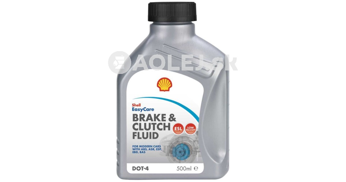 Liquide de frein et d'embrayage Shell DOT 4 - Recochem Shell Soins de  Voiture