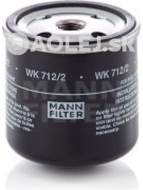 Palivový filter MANN FILTER WK 712/2