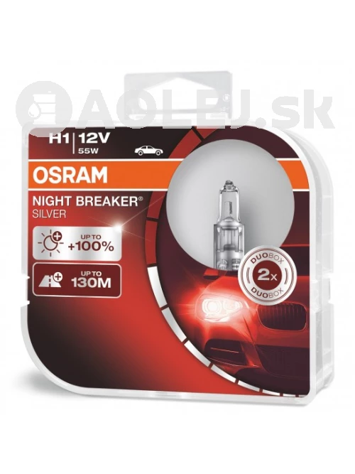 Osram H1 12V 55W P14,5S Night Breaker Silver Box