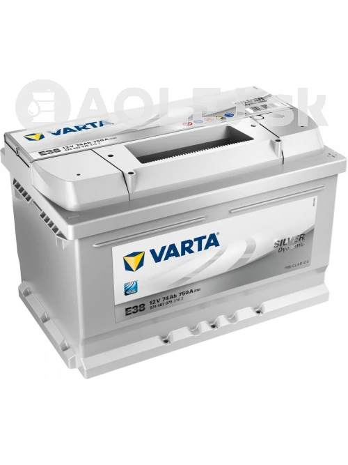 Varta Silver Dynamic 12V 74Ah 750A (E38)