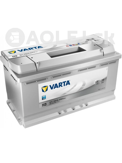 Varta Silver Dynamic 12V 100Ah 830A (H3)