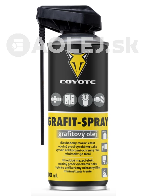 Coyote Grafit spray /grafitové mazivo/ 400ml