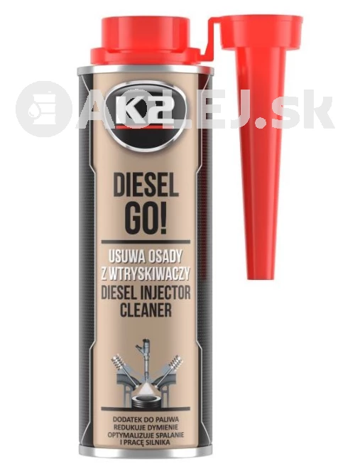 K2 Diesel GO! /čistič vsetrekovačov/ 250ml