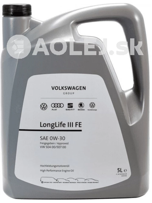 Volkswagen VAG GS55545M4 LongLife III FE 0W-30 5L